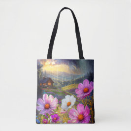 Artful Carryall: Leinwand Tote Beutel Tasche