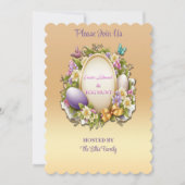 🌸 Artful Easter Brunch & Egg Hunt 🐣 Einladung (Vorderseite)