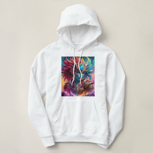"Artful Grace: Women's Hoodie Collection" (Design vorne)