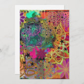 Artful Islam Feiertagskarte (Vorne/Hinten)