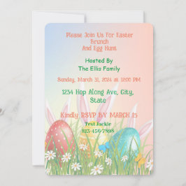 🐰 Artful Osterbrunch & Egg Hunt Einladung