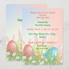🐰 Artful Osterbrunch & Egg Hunt Einladung