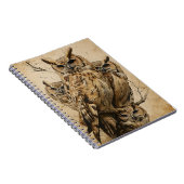 Artful Owls Vintag Notizblock (Rechte Seite)