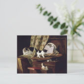 Artful Play Henriëtte Ronner-Knip Postkarte (Stehend Vorderseite)