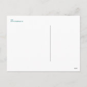 Artful Pumpkins Erntedank Feiertagspostkarte (Rückseite)