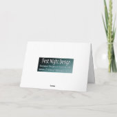 Artful Pumpkins Thanksgiving Feiertagskarte (Rückseite)