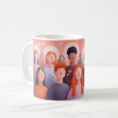 ArtFürHeilung Kaffeetasse (Vorderseite Links)