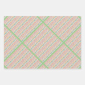 Artgul hexagon Aquarell Geschenkpapier Set (Vorderseite 3)