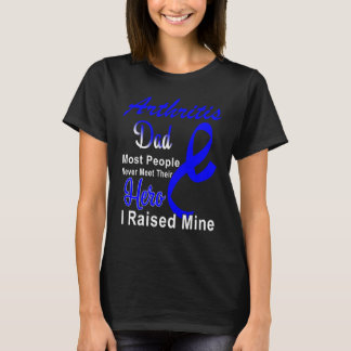 Arthritis Awareness Blue Ribbon für Vater Unterstü T-Shirt