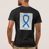 Arthritis Awareness Ribbon Angel Custom Shirts (Rückseite)
