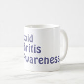 Arthritis-Bewusstsein Kaffeetasse (VorderseiteRechts)