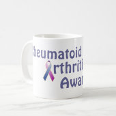 Arthritis-Bewusstsein Kaffeetasse (Vorderseite Links)