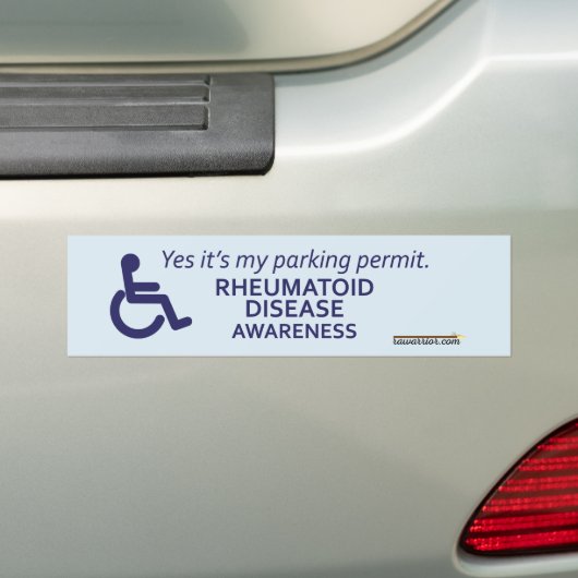Arthritis-Bewusstsein - Unfähigkeit Autoaufkleber (Auf Auto)