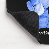 Arthritis Bewusstsein wünsche ich mir eine Welt oh Mousepad (Ecke)