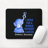 Arthritis Bewusstsein wünsche ich mir eine Welt oh Mousepad (Mit Mouse)