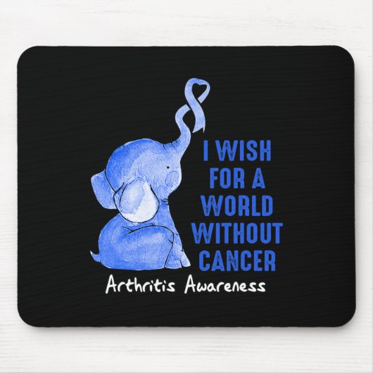 Arthritis Bewusstsein wünsche ich mir eine Welt oh Mousepad (Vorne)