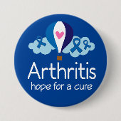 Arthritis-Hoffnung für einen Button (Vorderseite)