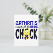 Arthritis mit dem falschen Schwanz Postkarte (Stehend Vorderseite)