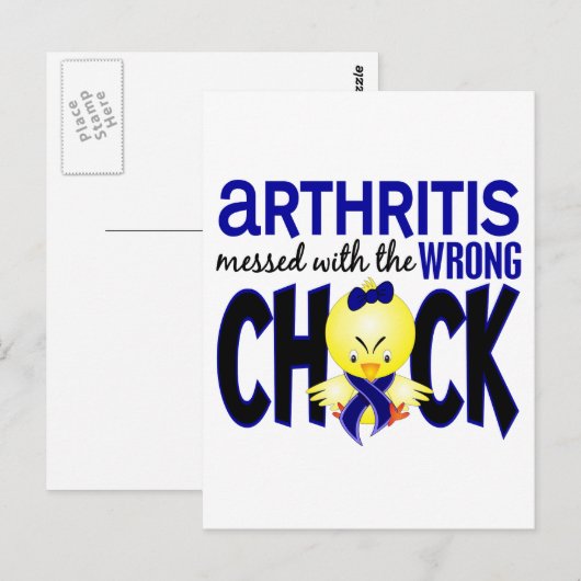 Arthritis mit dem falschen Schwanz Postkarte (Vorne/Hinten)