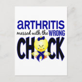Arthritis mit dem falschen Schwanz Postkarte (Vorderseite)