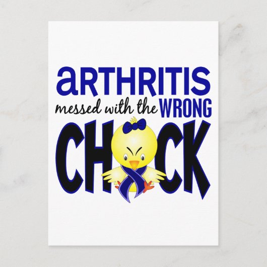 Arthritis mit dem falschen Schwanz Postkarte (Vorderseite)