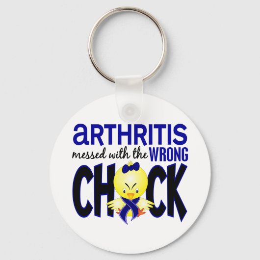 Arthritis mit dem falschen Schwanz Schlüsselanhänger (Vorderseite)