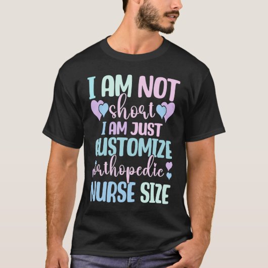 Arthritis Nursing Woman Customize Orthopedic Nurse T-Shirt (Vorderseite)