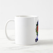 Arthritis-Überlebend-Rosegrunge-Tätowierung Kaffeetasse (Links)