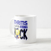 Arthritis verwirrt mit dem falschen Küken Kaffeetasse (Vorderseite Links)