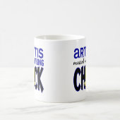 Arthritis verwirrt mit dem falschen Küken Kaffeetasse (Mittel)