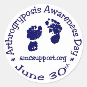 Arthrogryposis Awareness Day * 30. Juni* Aufkleber
