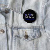 Arthrogryposis Awareness Heartbeat Christliches Kr Button (Beispiel)
