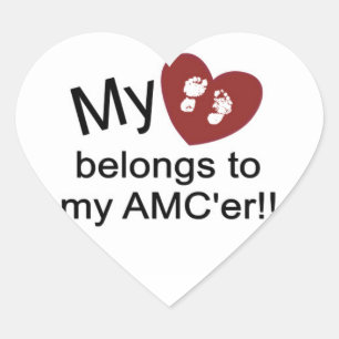 Arthrogryposis multiplex Herz-Aufkleber