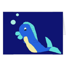 Arthur auf Blue Background card