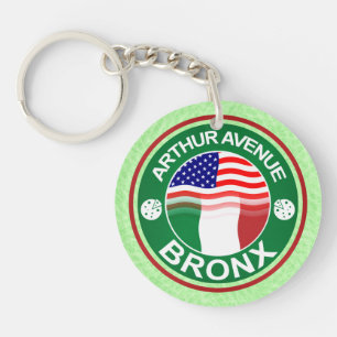 Arthur Ave Bronx American Keyrings Schlüsselanhänger