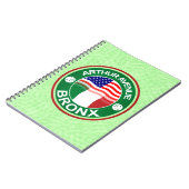Arthur Ave Bronx American Notepad Notizblock (Linke Seite)
