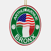 Arthur Ave Bronx Italiener Keramik Ornament (Rechts)