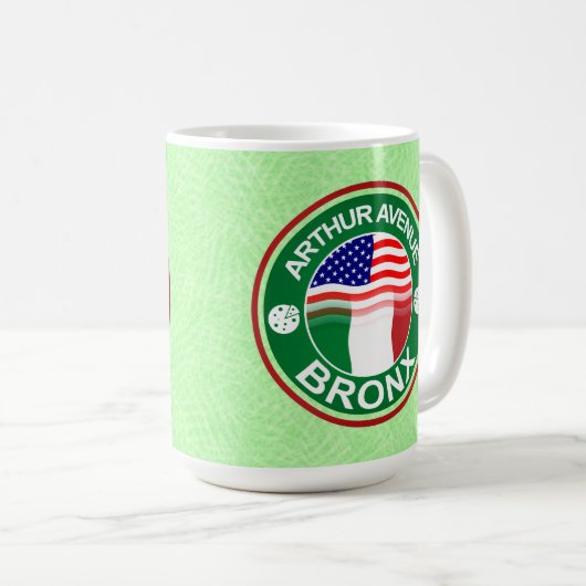 Arthur Ave Bronx Tasse (VorderseiteRechts)