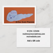 Arthur Business Card Platzkarte (Vorne/Hinten)