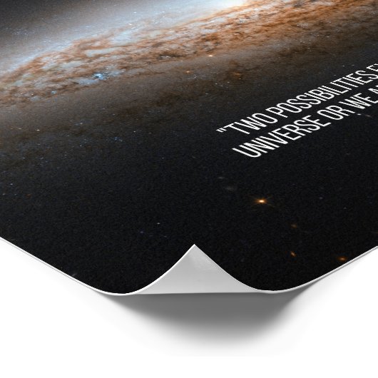 Arthur C. Clarke Quote Poster (Ecke)