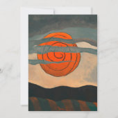 Arthur Dove, Red Sun, Karte (Vorderseite)