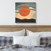 Arthur Dove, Red Sun, Leinwanddruck (Insitu (Schlafzimmer))