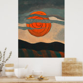 Arthur Dove, Red Sun, Poster (Küche)
