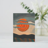 Arthur Dove, Red Sun, Postkarte (Stehend Vorderseite)