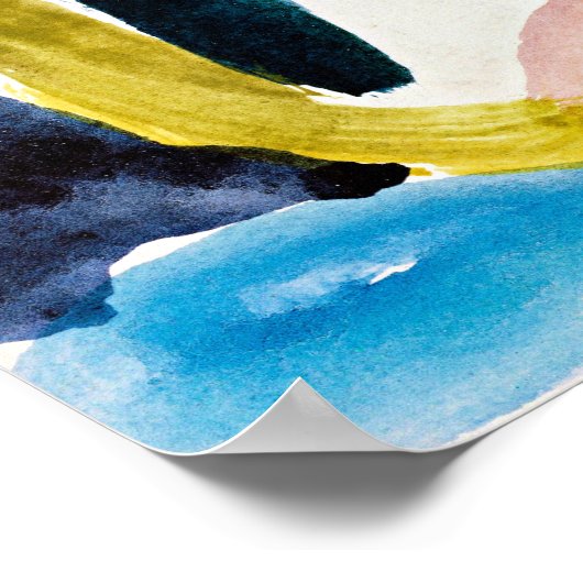 Arthur Dove - Teich in Sonnenlicht Poster (Ecke)