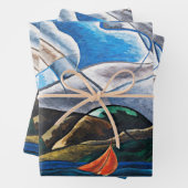 Arthur Dove, Wolken und Wasser Geschenkpapier Set (Beispiel)