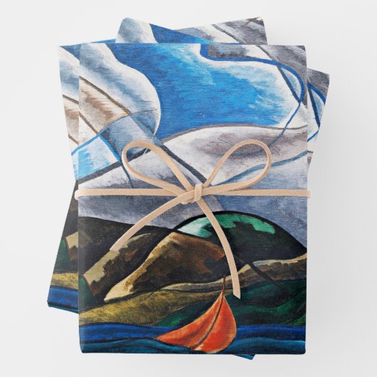 Arthur Dove, Wolken und Wasser Geschenkpapier Set (Beispiel)