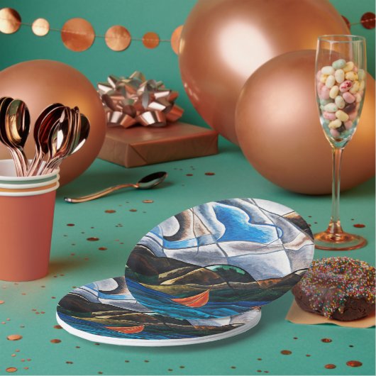 Arthur Dove, Wolken und Wasser Pappteller (Multi)