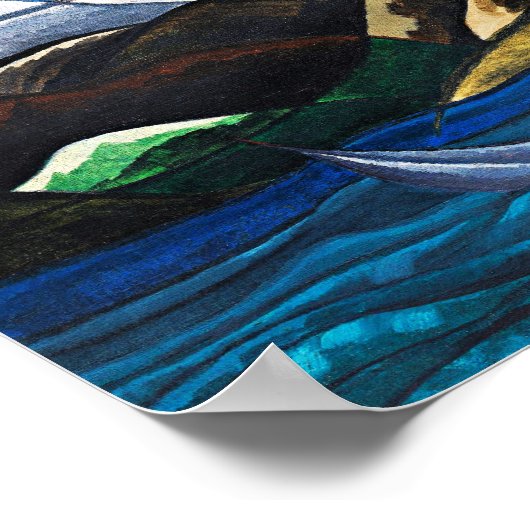 Arthur Dove, Wolken und Wasser Poster (Ecke)