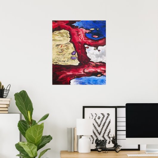 Arthur Dove's 'Baumformen und Wasser' Poster (Heimbüro)